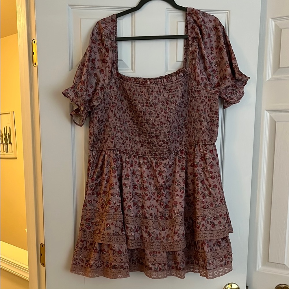 Floral Puff Sleeve Dress